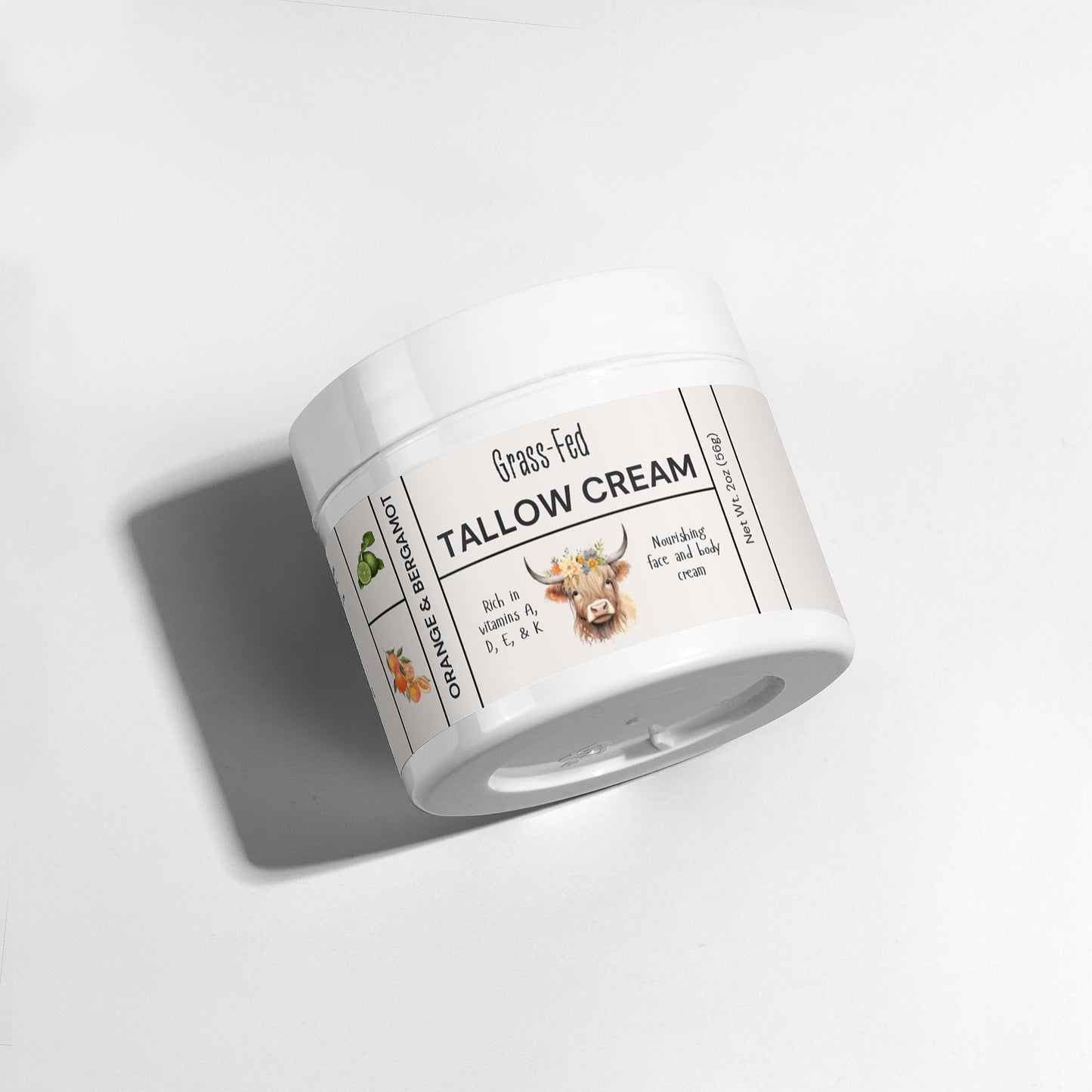 Tallow Cream Orange & Bergamot