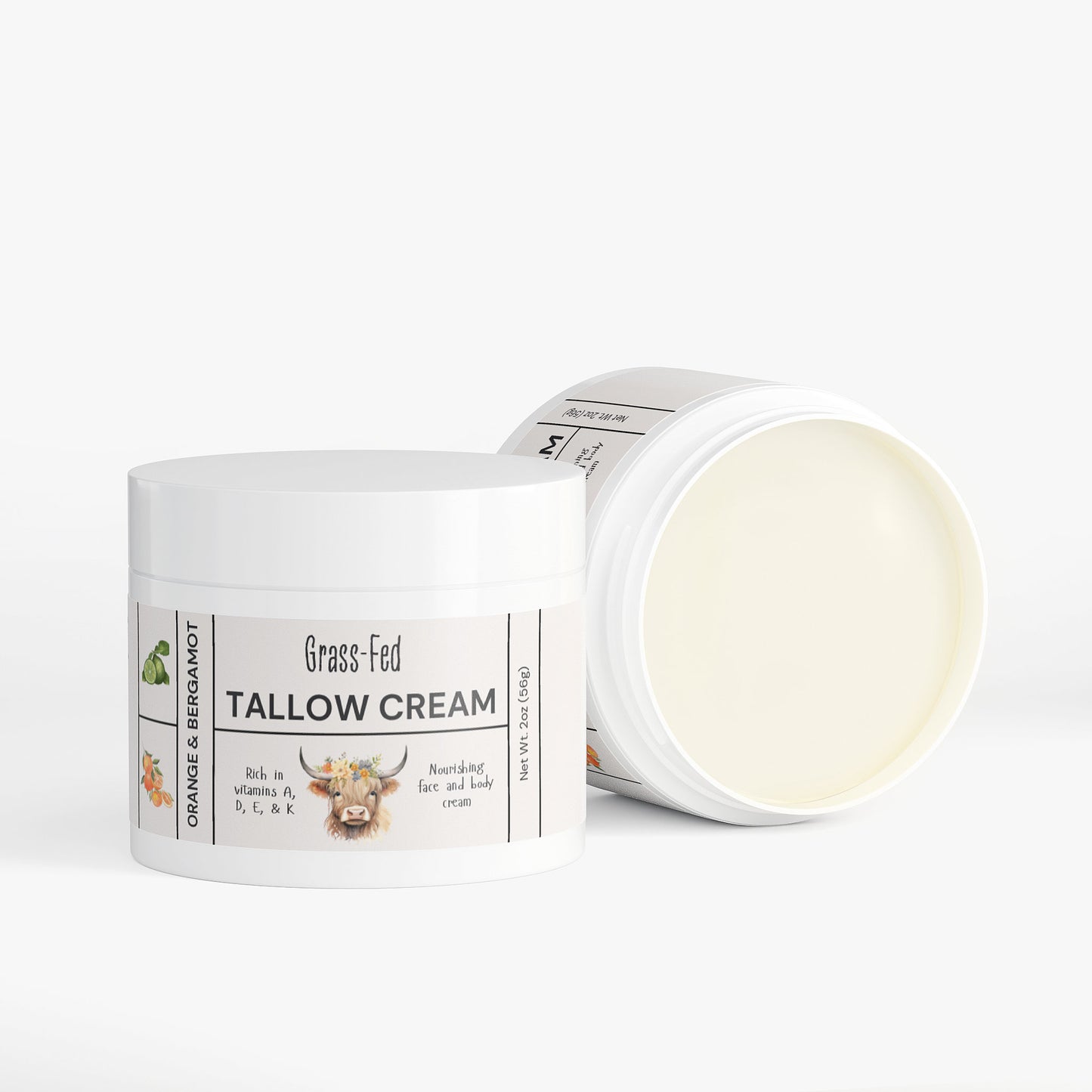Tallow Cream Orange & Bergamot