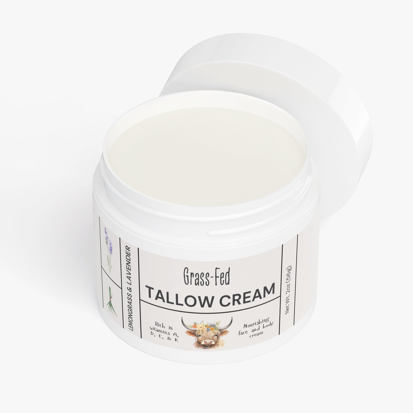 Tallow Cream Lemongrass & Lavender