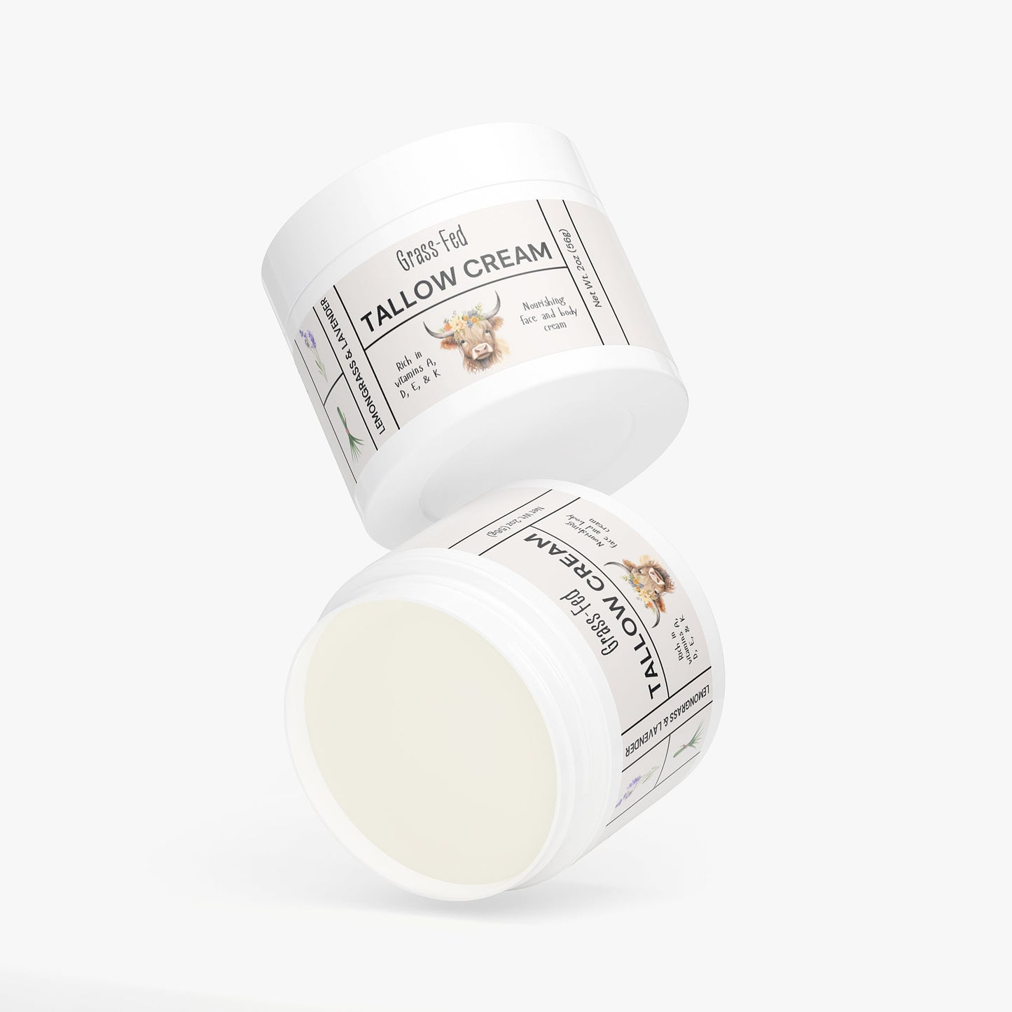 Tallow Cream Lemongrass & Lavender