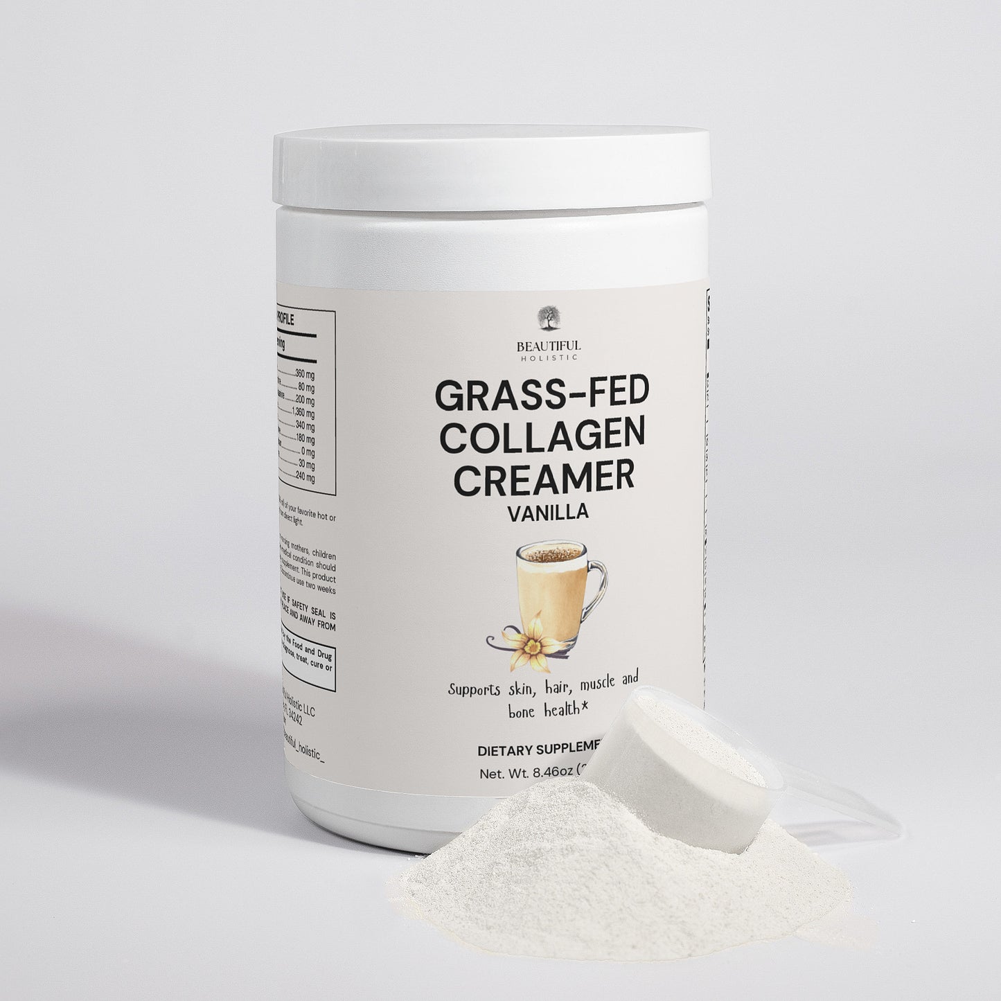Grass-Fed Collagen Creamer (Vanilla)