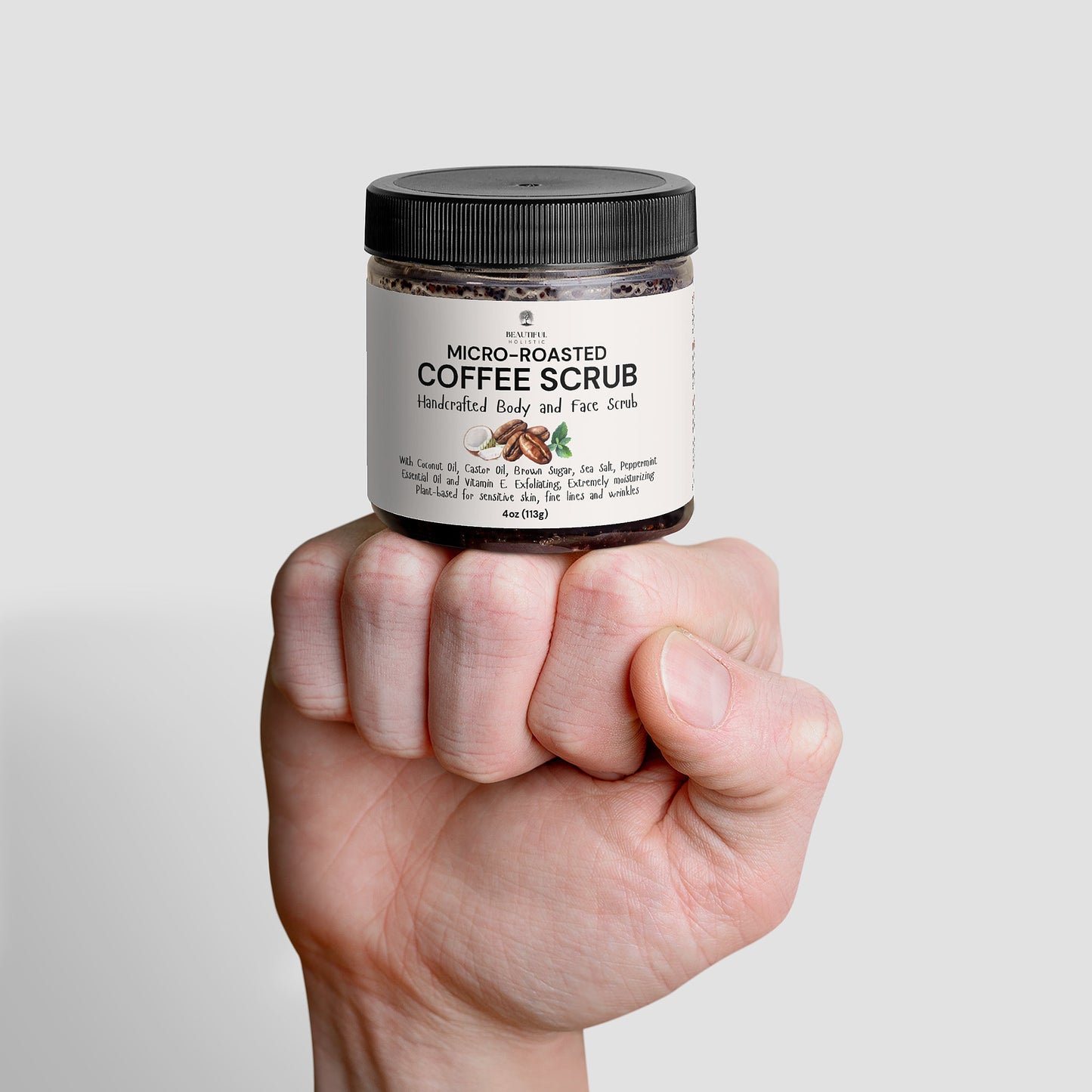 Micro-Roasted Coffee Scrub for Face and Body