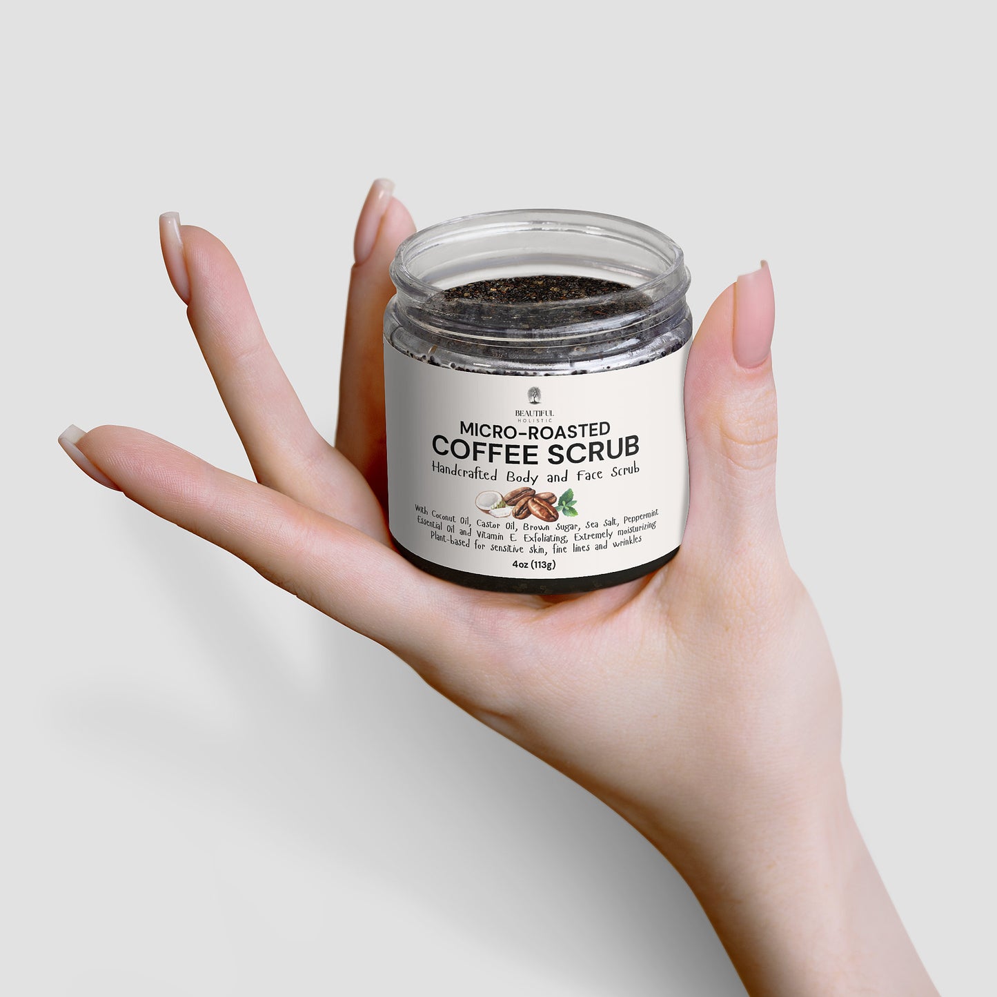 Micro-Roasted Coffee Scrub for Face and Body