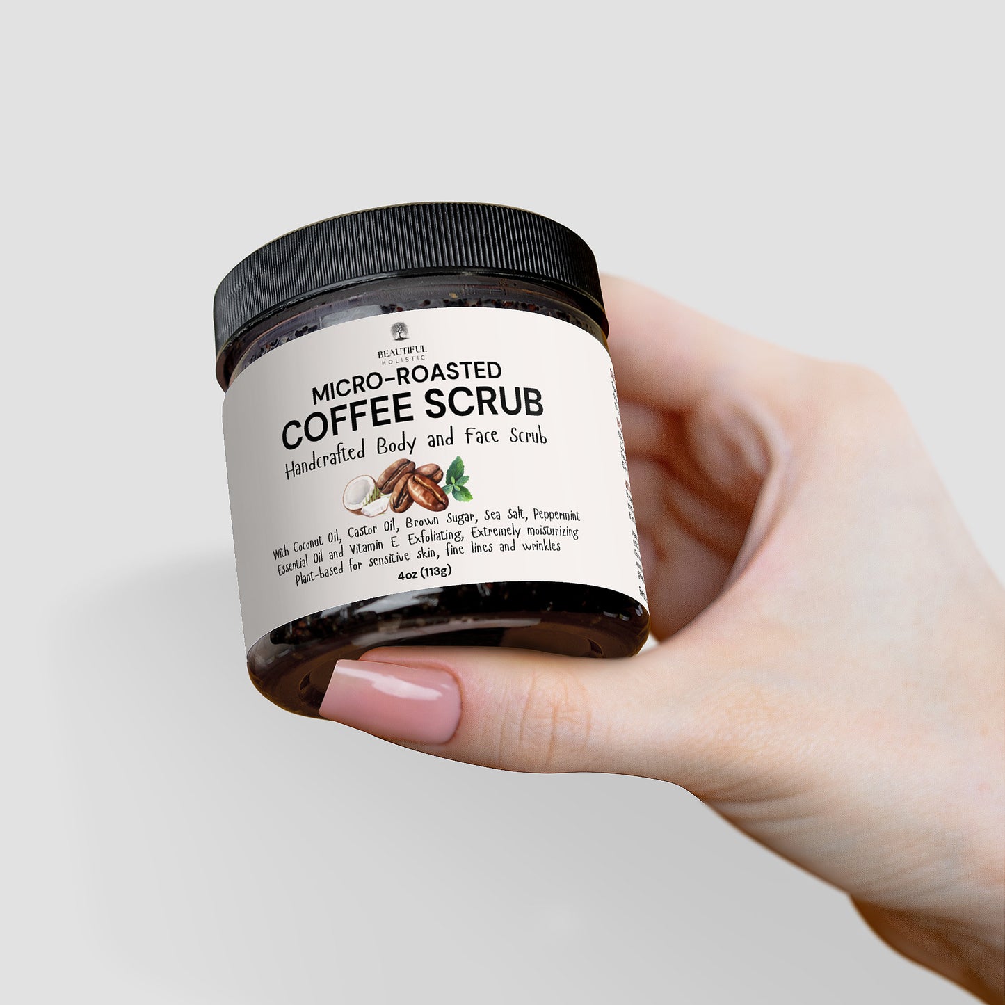 Micro-Roasted Coffee Scrub for Face and Body