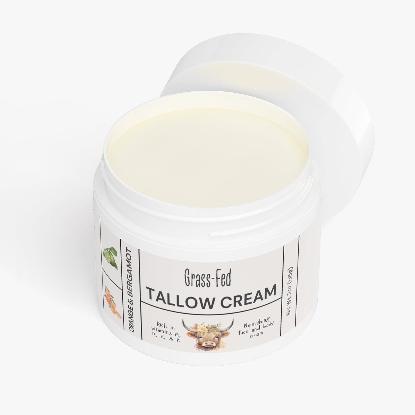 Tallow Cream Orange & Bergamot