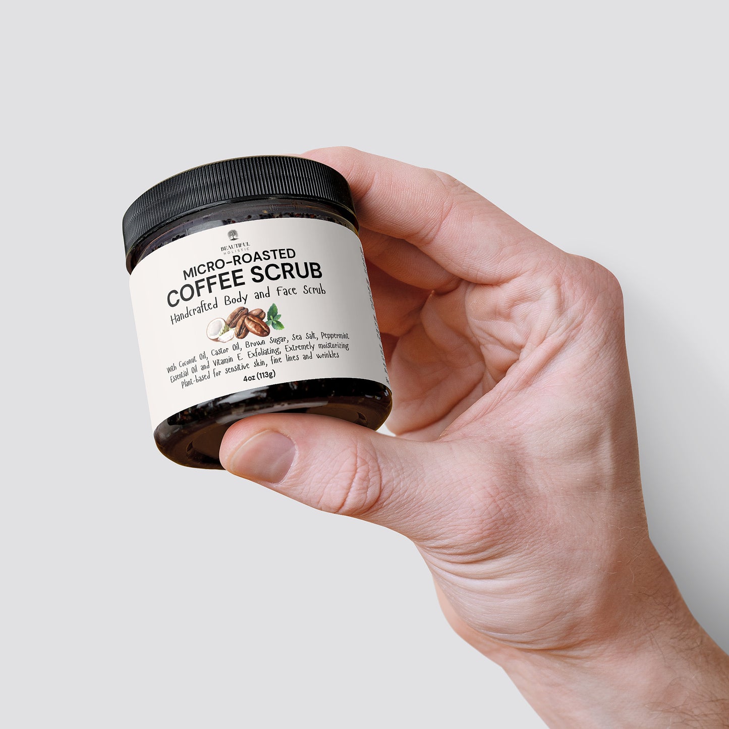 Micro-Roasted Coffee Scrub for Face and Body