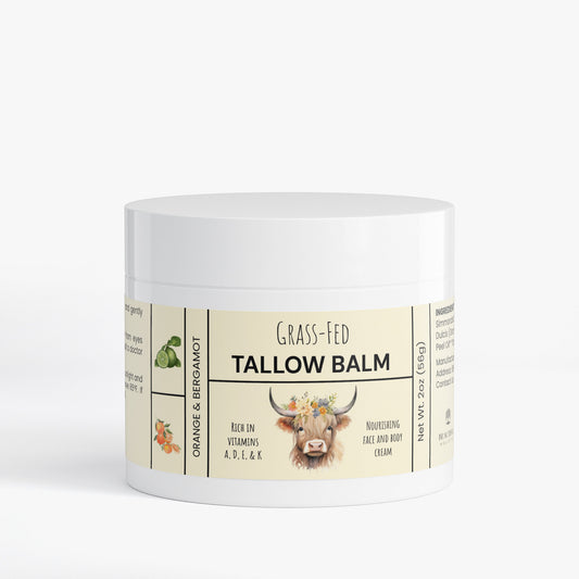 Tallow Cream Orange & Bergamot