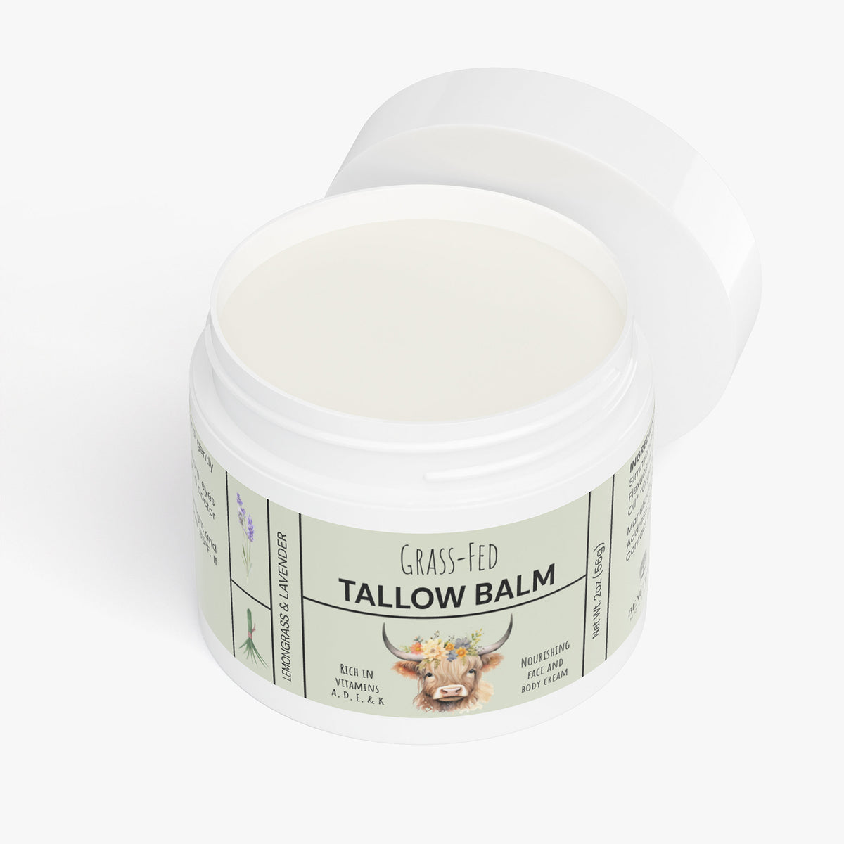 Tallow Cream Lemongrass & Lavender