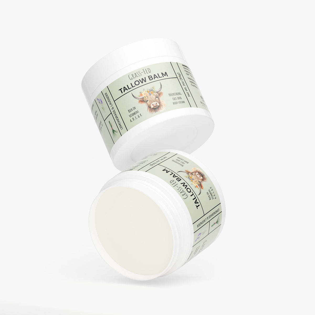 Tallow Cream Lemongrass & Lavender